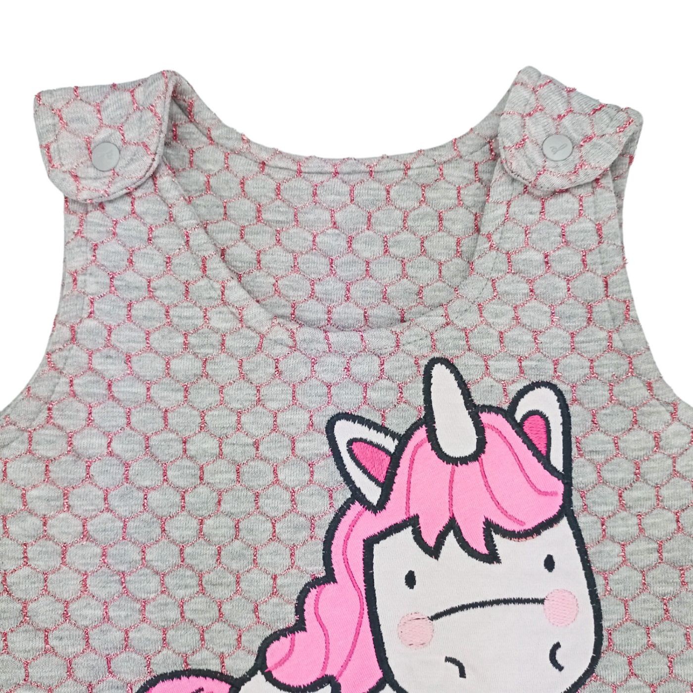 Σετ Σαλοπέτας Unicorn με Lurex Καπιτονέ