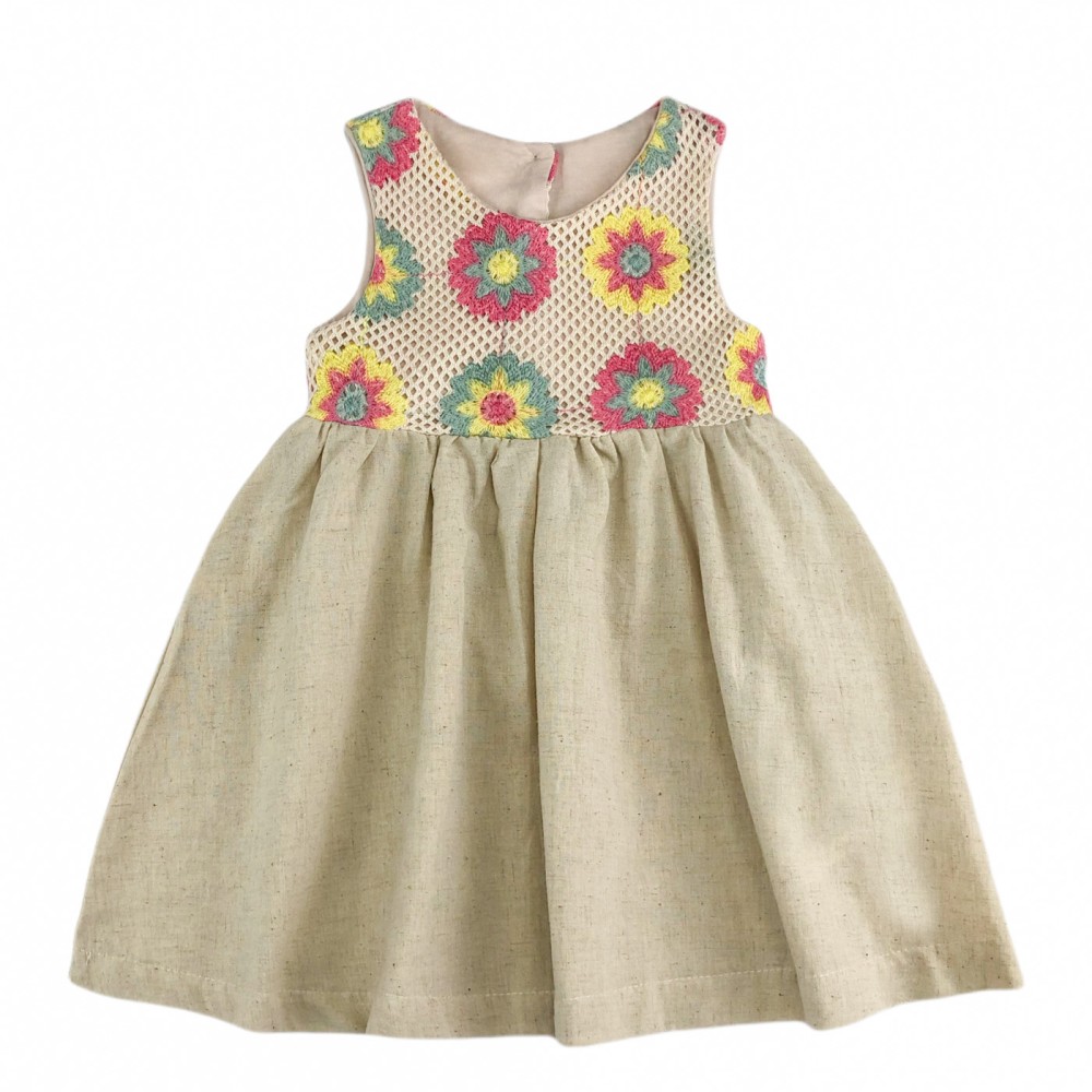 Boho Φόρεμα με Κεντήματα