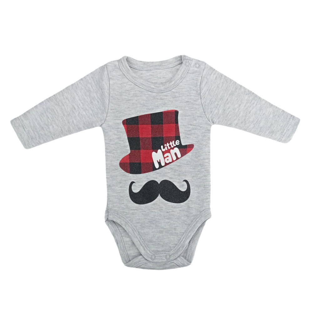 Baby Hipster Κορμάκι με Καρό Στάμπα