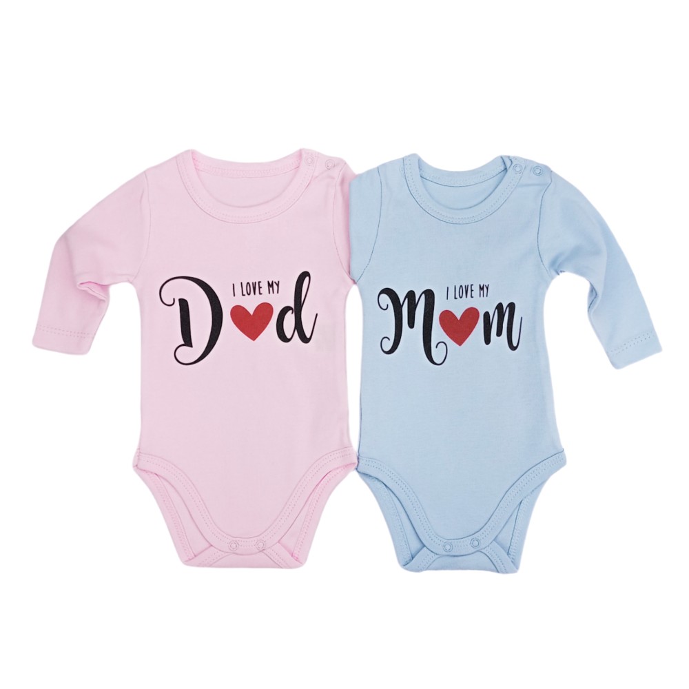 Love Dad Κορμάκι Ροζ