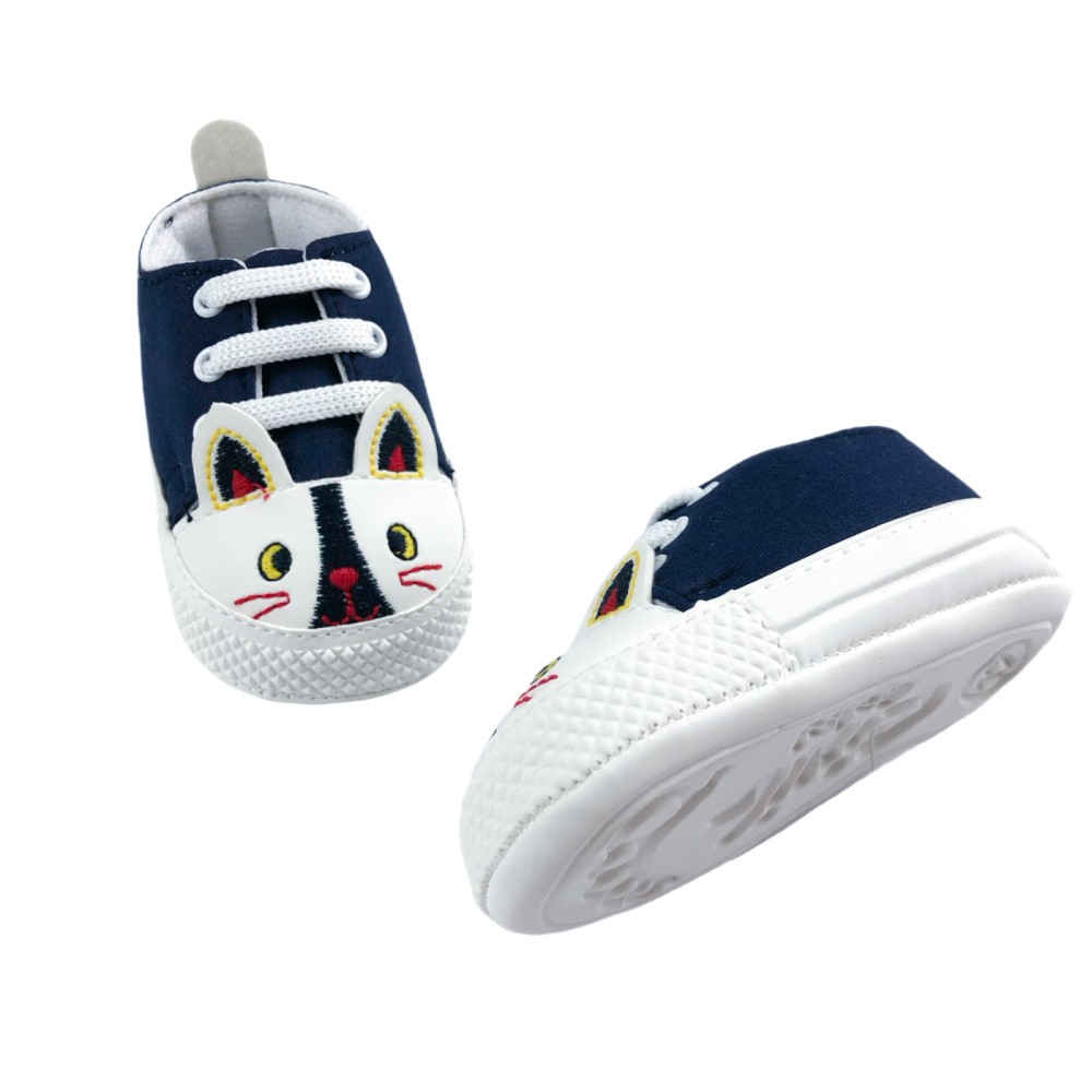 Παπούτσια Αγκαλιάς Μπλε με Ζωάκι