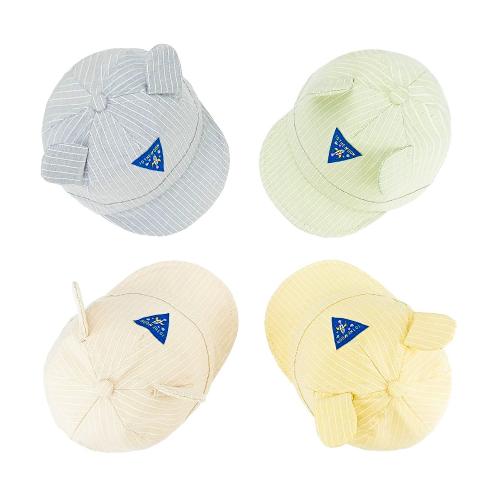 Ριγέ Καπέλο με Διαστημόπλοιο και Αυτάκια