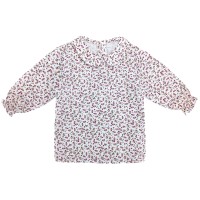 Κοτλέ Φόρεμα με Κουμπιά & Φλοράλ Top