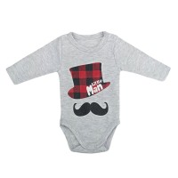 Baby Hipster Κορμάκι με Καρό Στάμπα