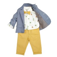 Κοστούμι με Παπιγιόν Γαλάζιο