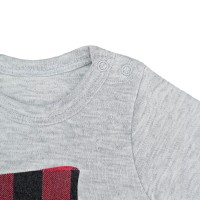 Baby Hipster Κορμάκι με Καρό Στάμπα