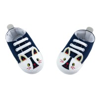 Παπούτσια Αγκαλιάς Μπλε με Ζωάκι