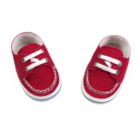 Παπούτσια Αγκαλιάς Boat Κόκκινα