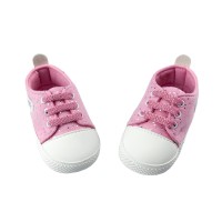 Παπούτσια Αγκαλιάς με Ασημί Details