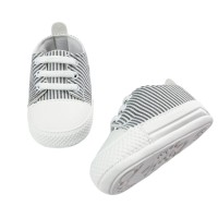 Παπούτσια Αγκαλιάς Ριγέ Γκρι