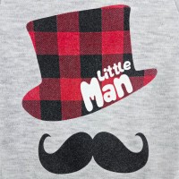 Baby Hipster Κορμάκι με Καρό Στάμπα